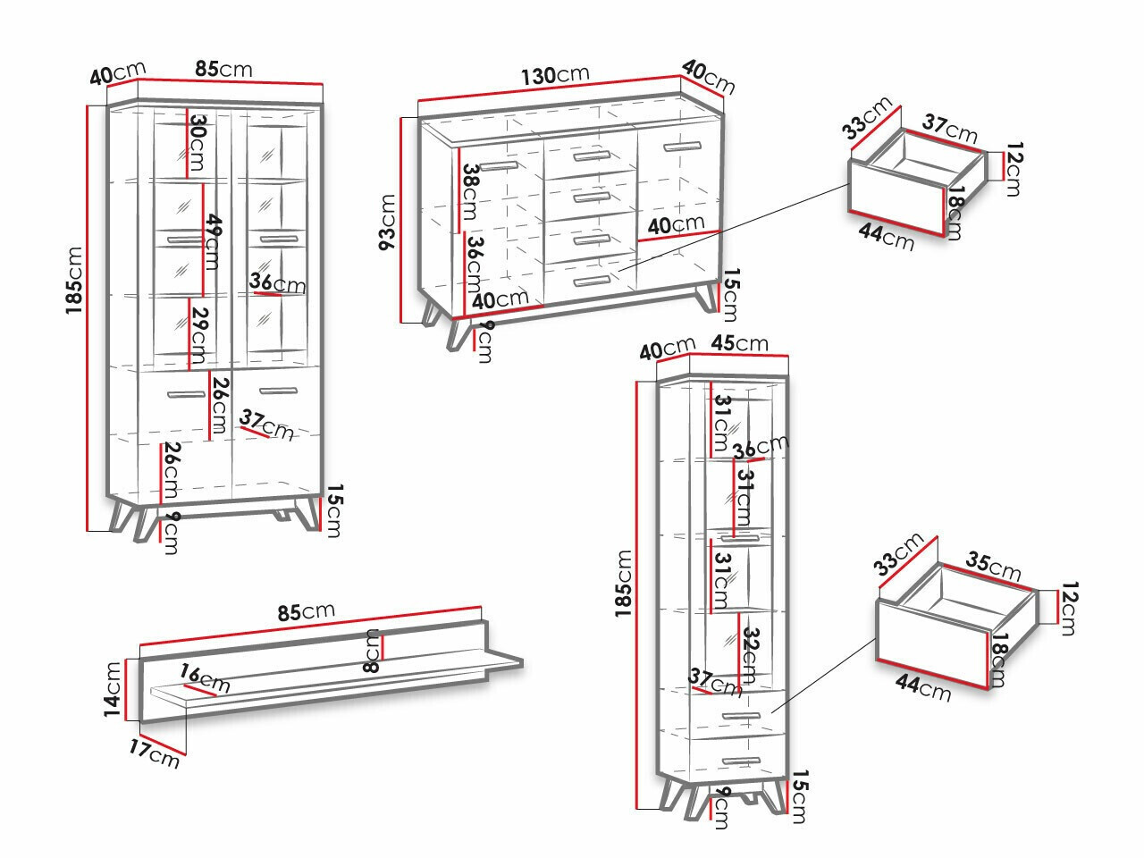 Set za dnevnu sobu Sorvera 119