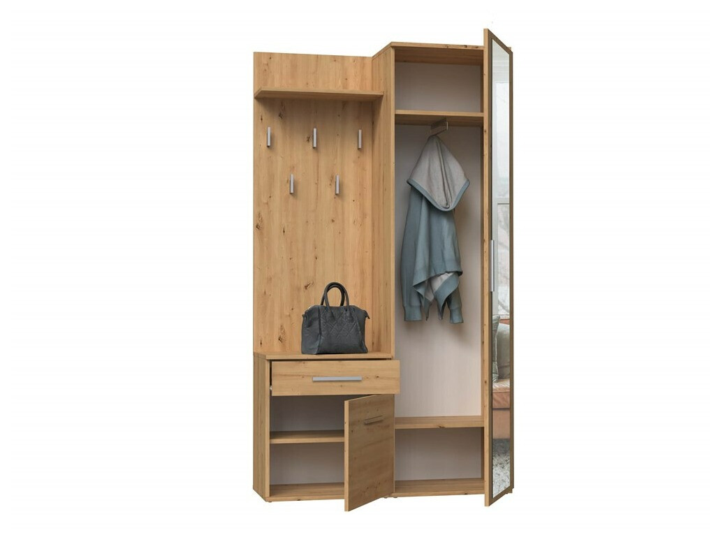 Set za hodnik Mandeville 126 (Zanatski hrast)