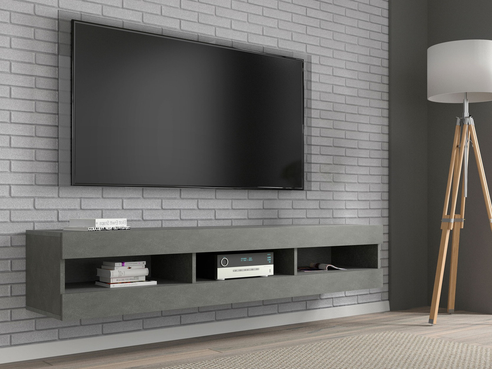 TV komoda Buffalo 168 (Sivo)