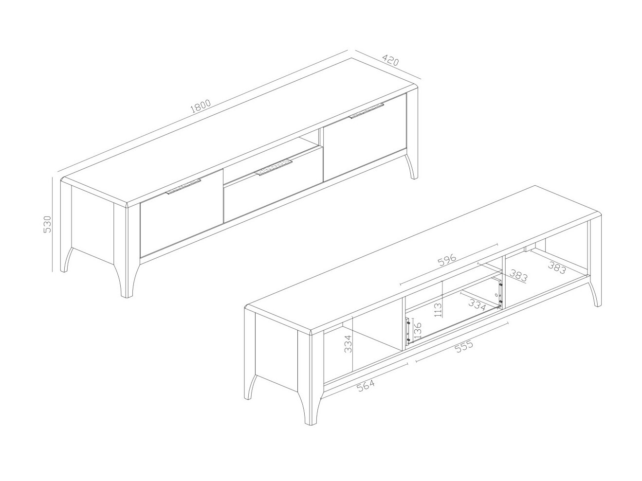 TV komoda Dunremo 106