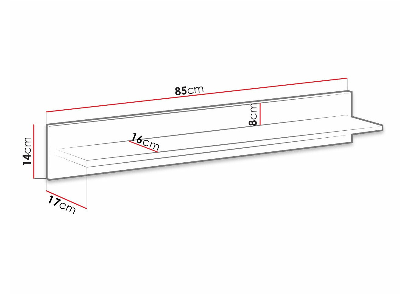 Zidna polica Sorvera 113