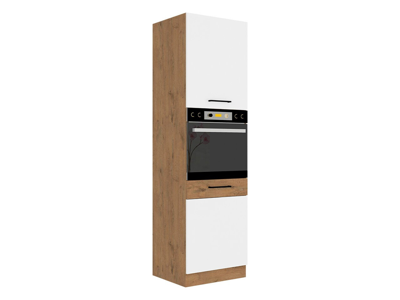 Modularni ormar za ugradne uređaje Wood White 113