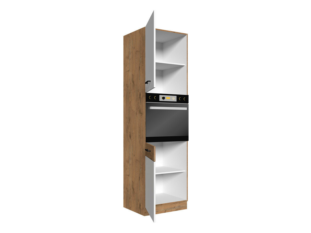 Modularni ormar za ugradne uređaje Wood Grey 113
