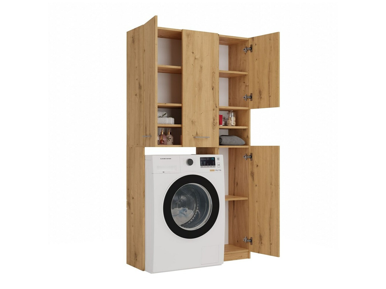 Polica za kupatilo Mandeville 130 (Artisan hrast)