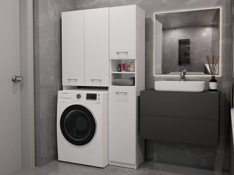 Polica za kupatilo Mandeville 130 (Belo)