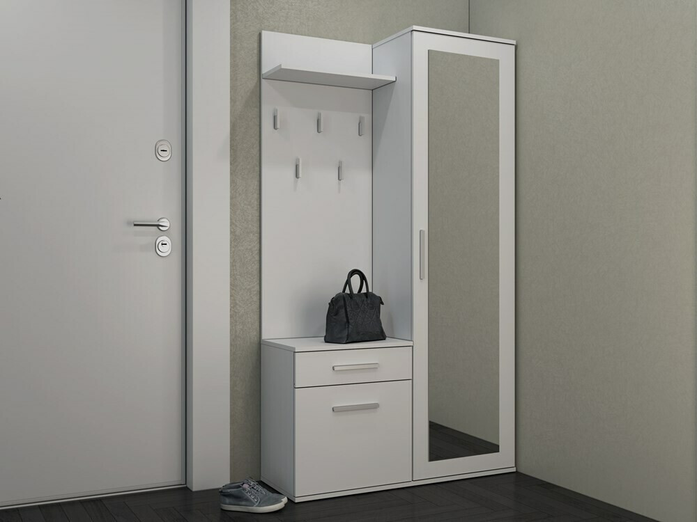 Set za hodnik Mandeville 126 (Mat belo)