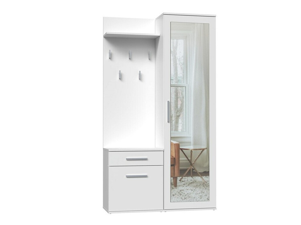 Set za hodnik Mandeville 126 (Mat belo)