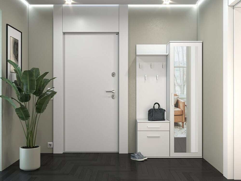 Set za hodnik Mandeville 126 (Mat belo)