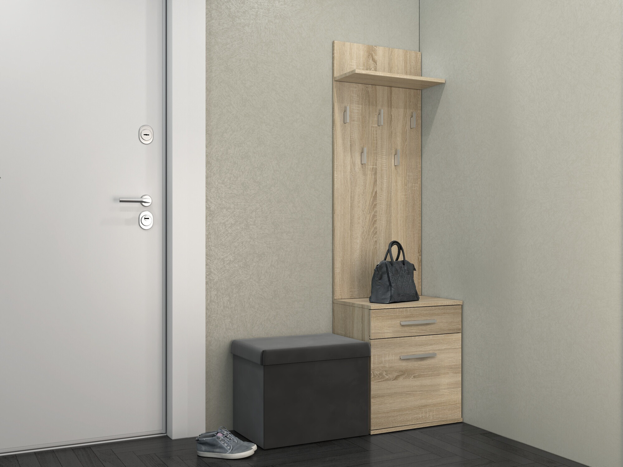 Set za hodnik Mandeville 129 (Sonoma hrast)