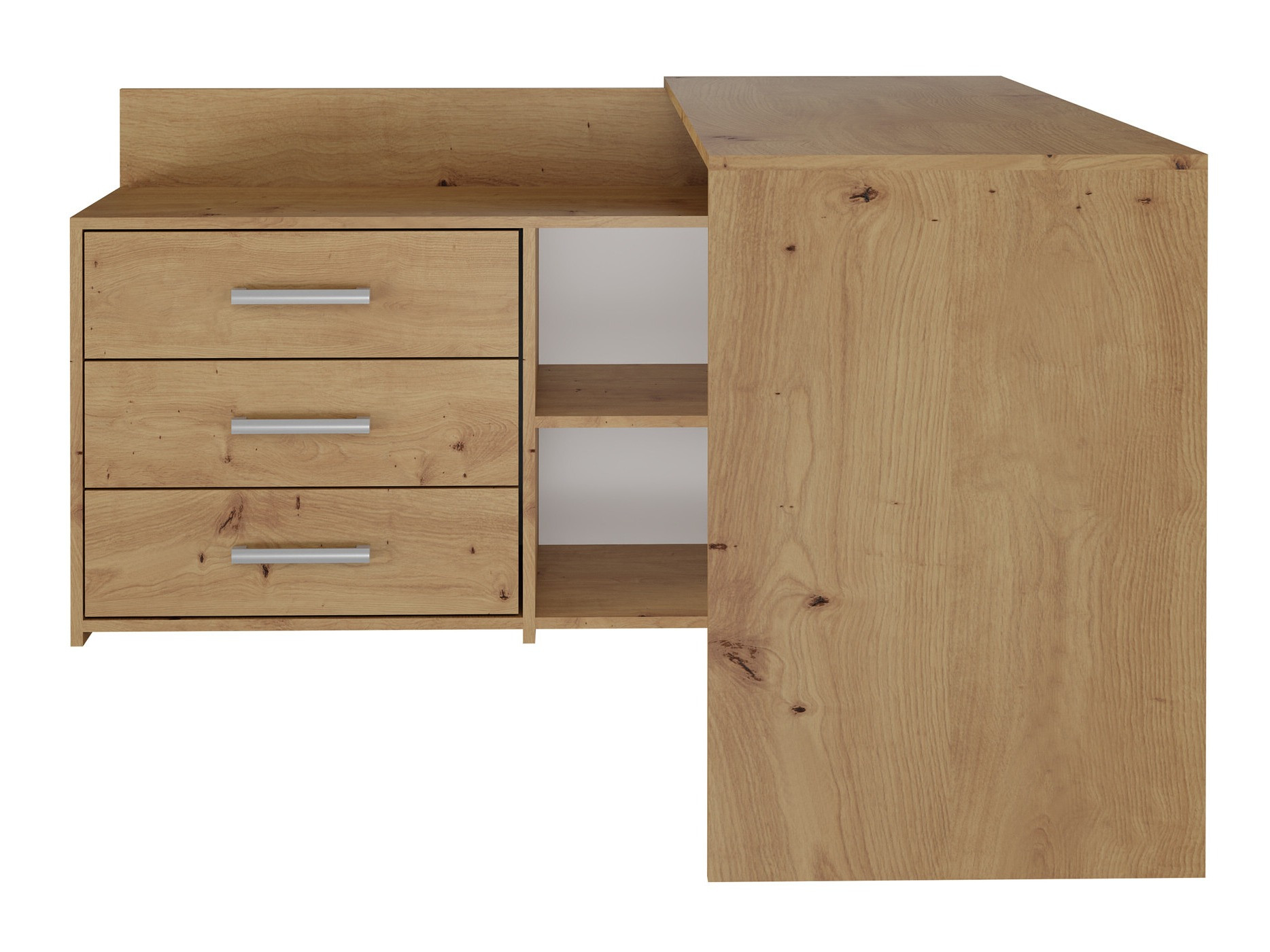 Ugaoni kancelarijski sto Mandeville 131 (Artisan hrast)