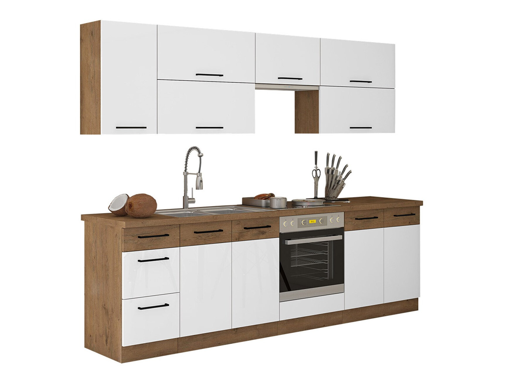 Modularni kuhinjski set Wood White 138