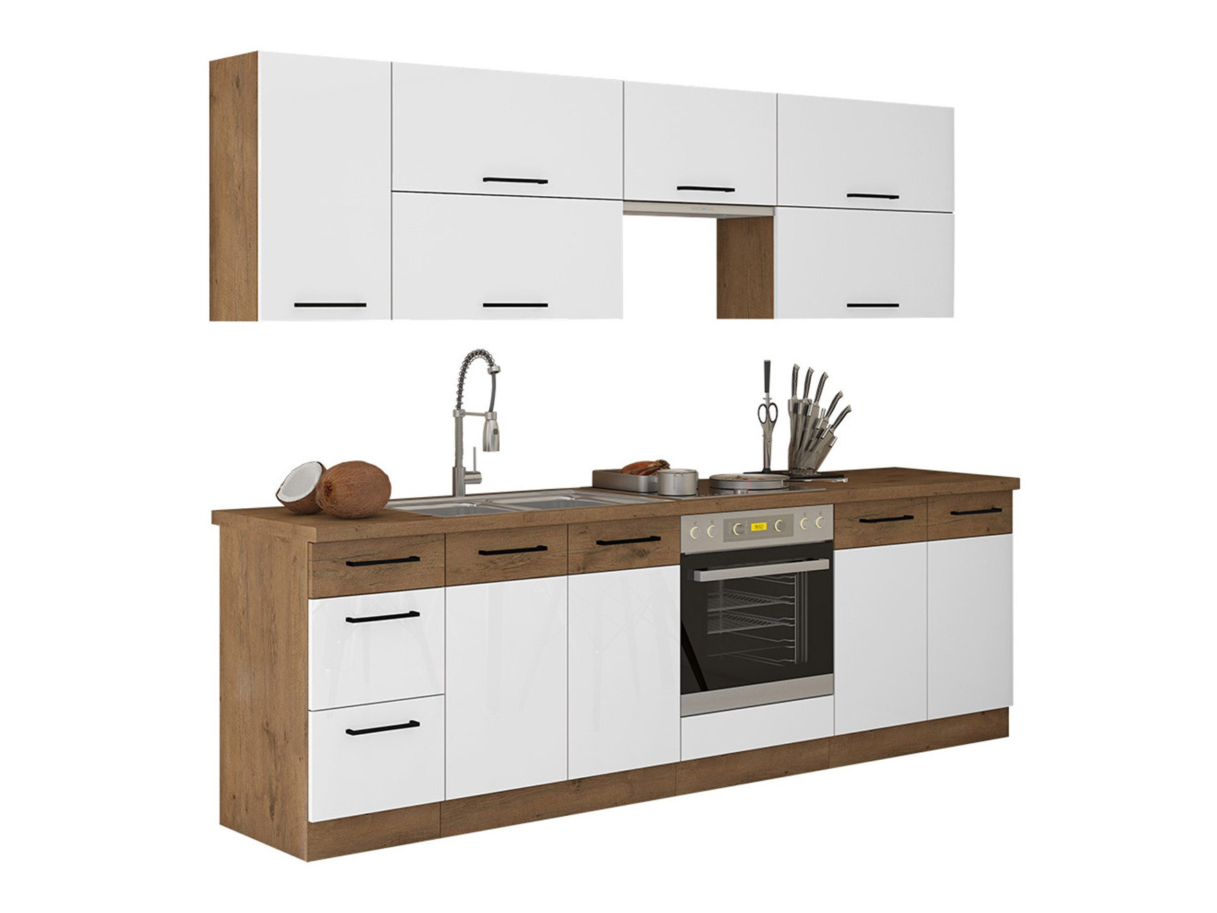 Modularni kuhinjski set Wood White 138