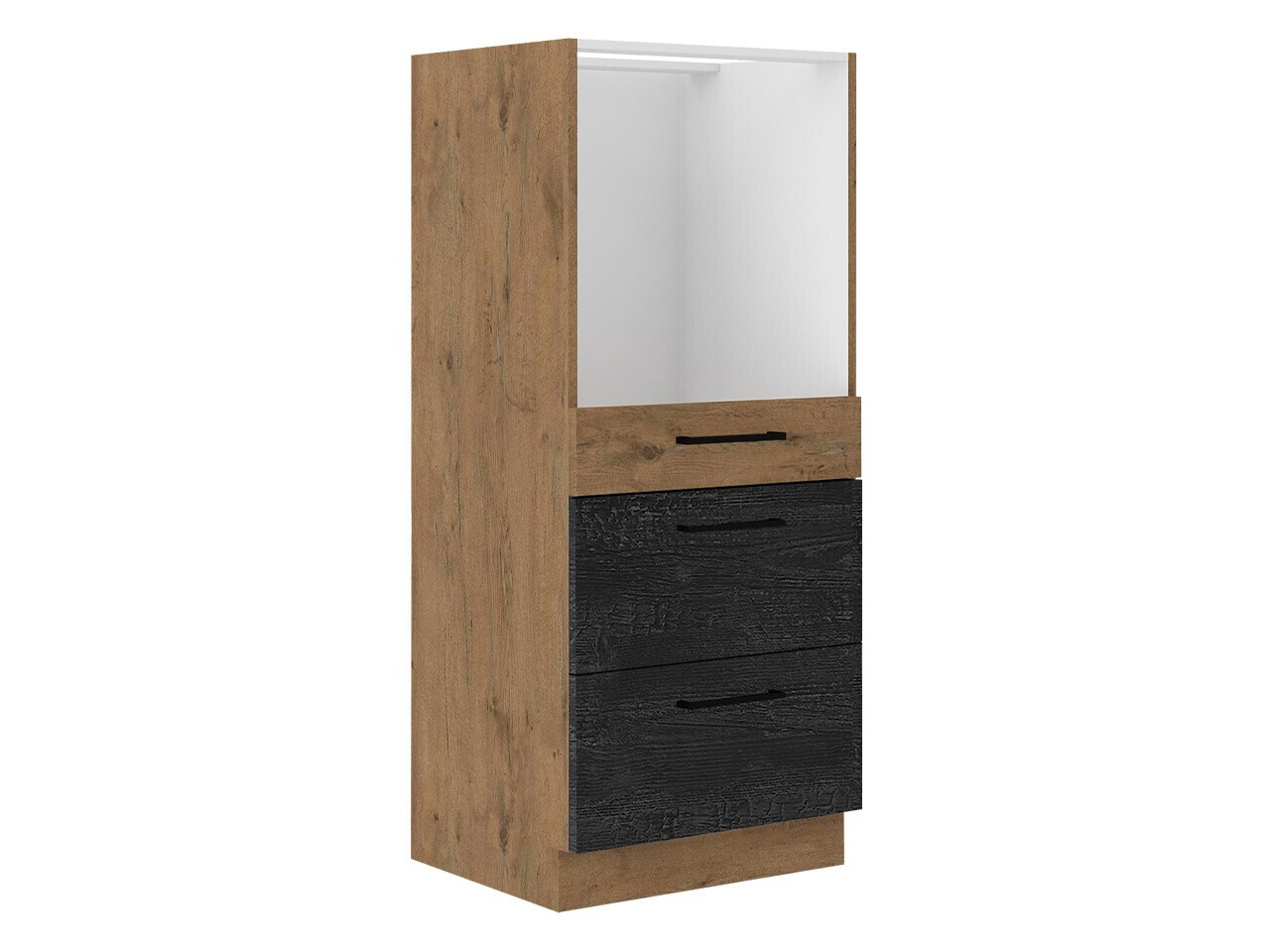 Modularni ormar za ugradne uređaje Wood Dark 125