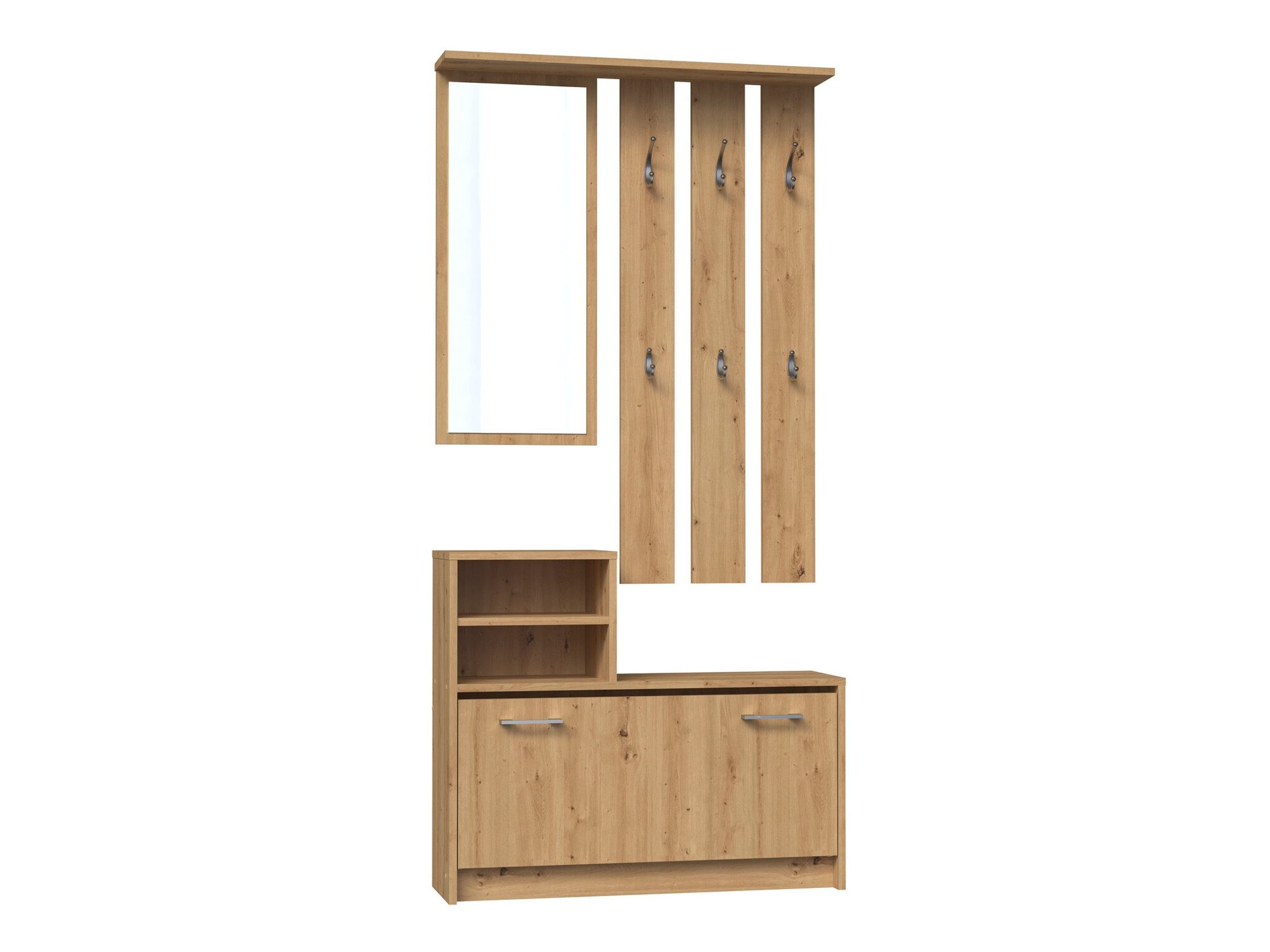 Set za hodnik Mandeville 144 (Zanatski hrast)