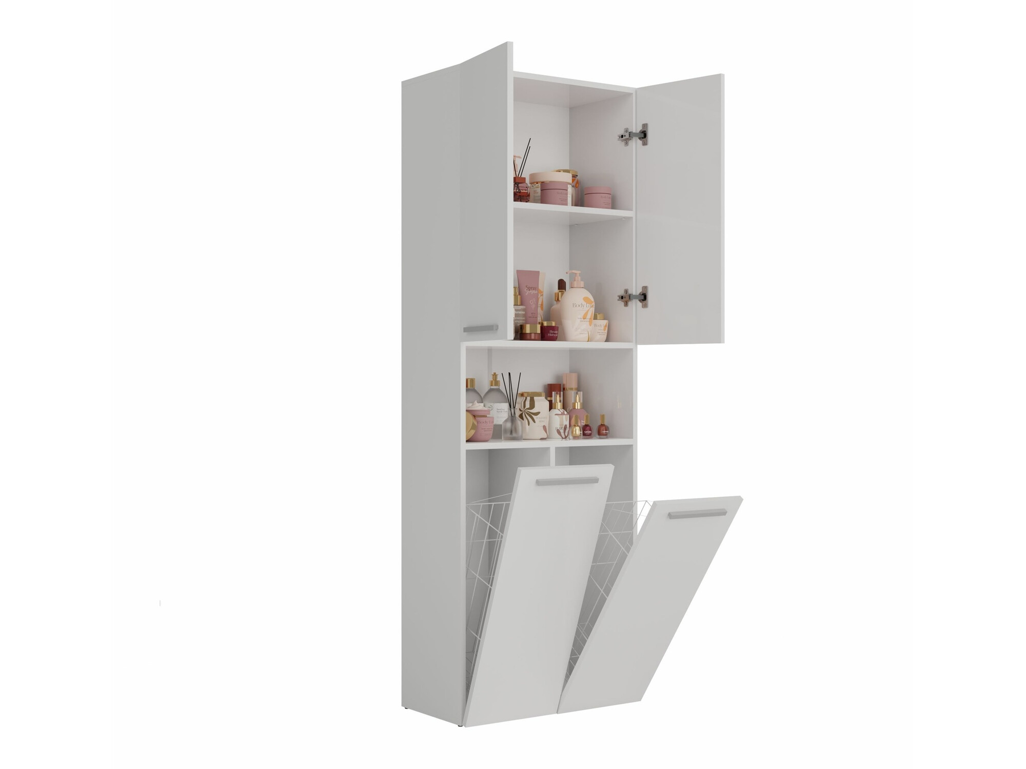 Samostojeći kupatilski ormarić Nolmaru 103 (Belo)