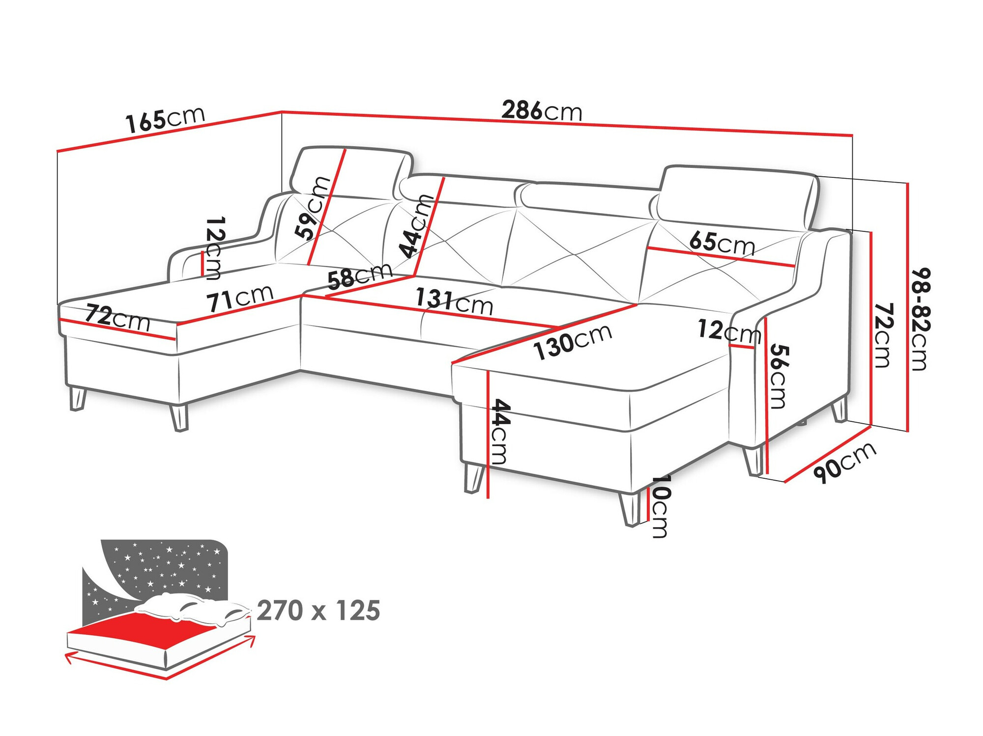 Ugaona sofa Temple 129 (Paros 02)