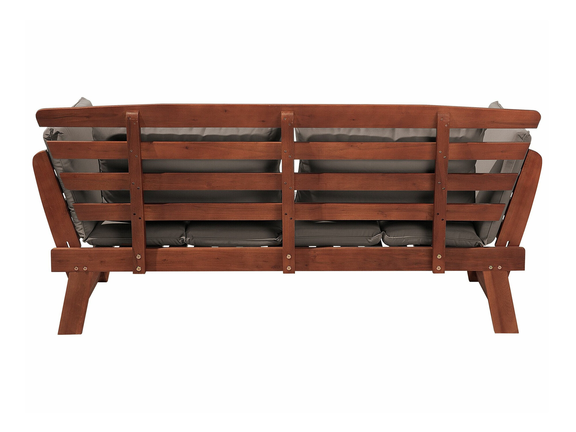 Baštenska sofa Berwyn 1979 (Sivo + Tamno drvo)