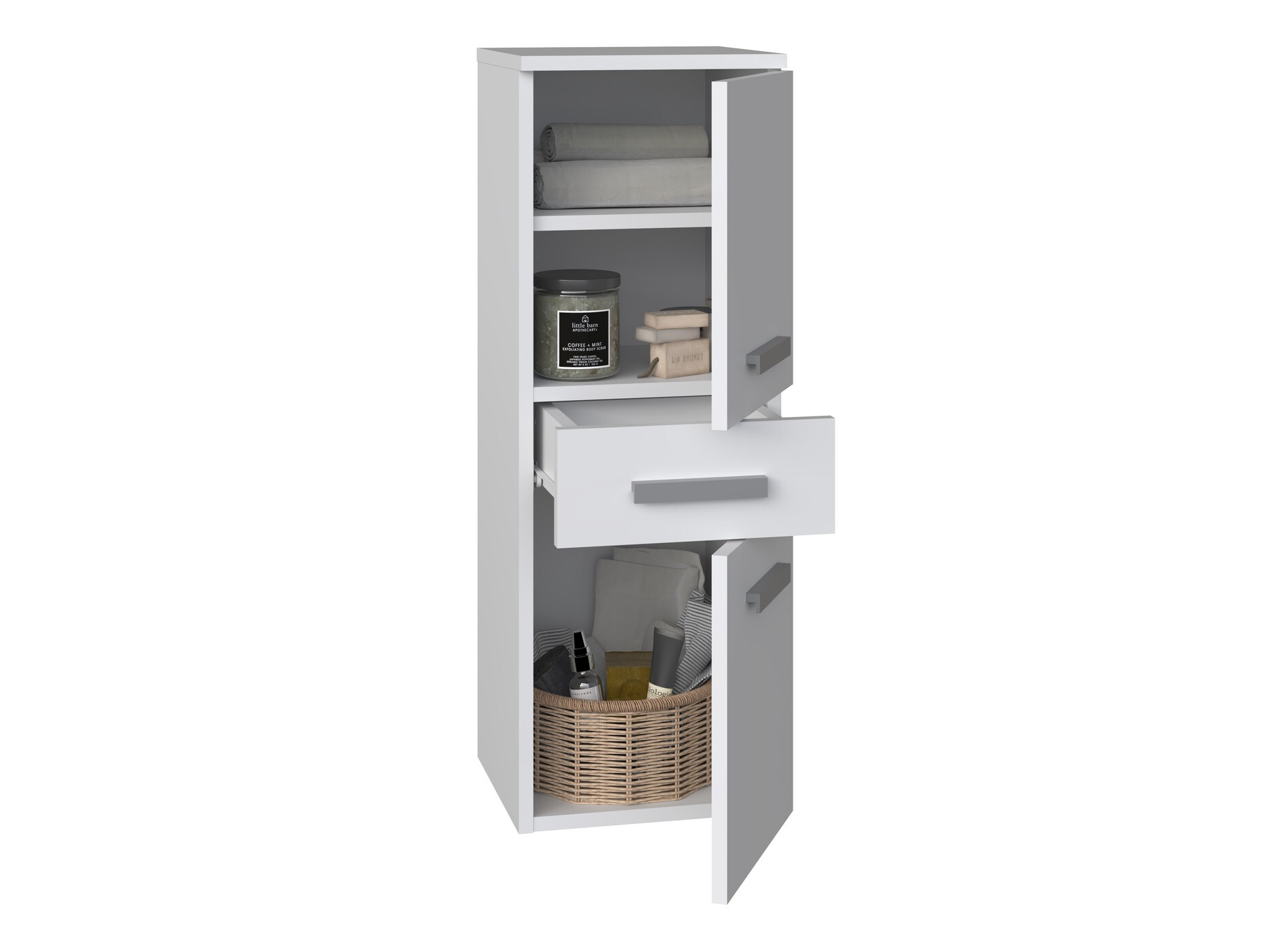 Ormarić za kupatilo Nolmaru 108 (Belo)