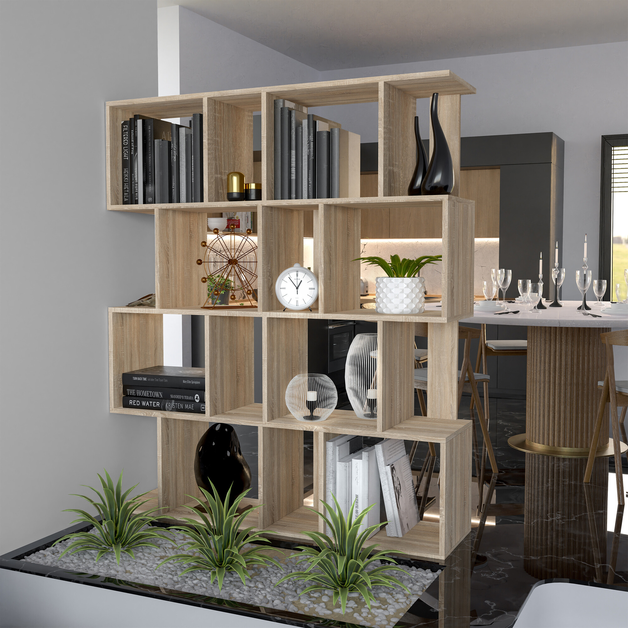 Polica Mandeville 160 (Sonoma hrast)