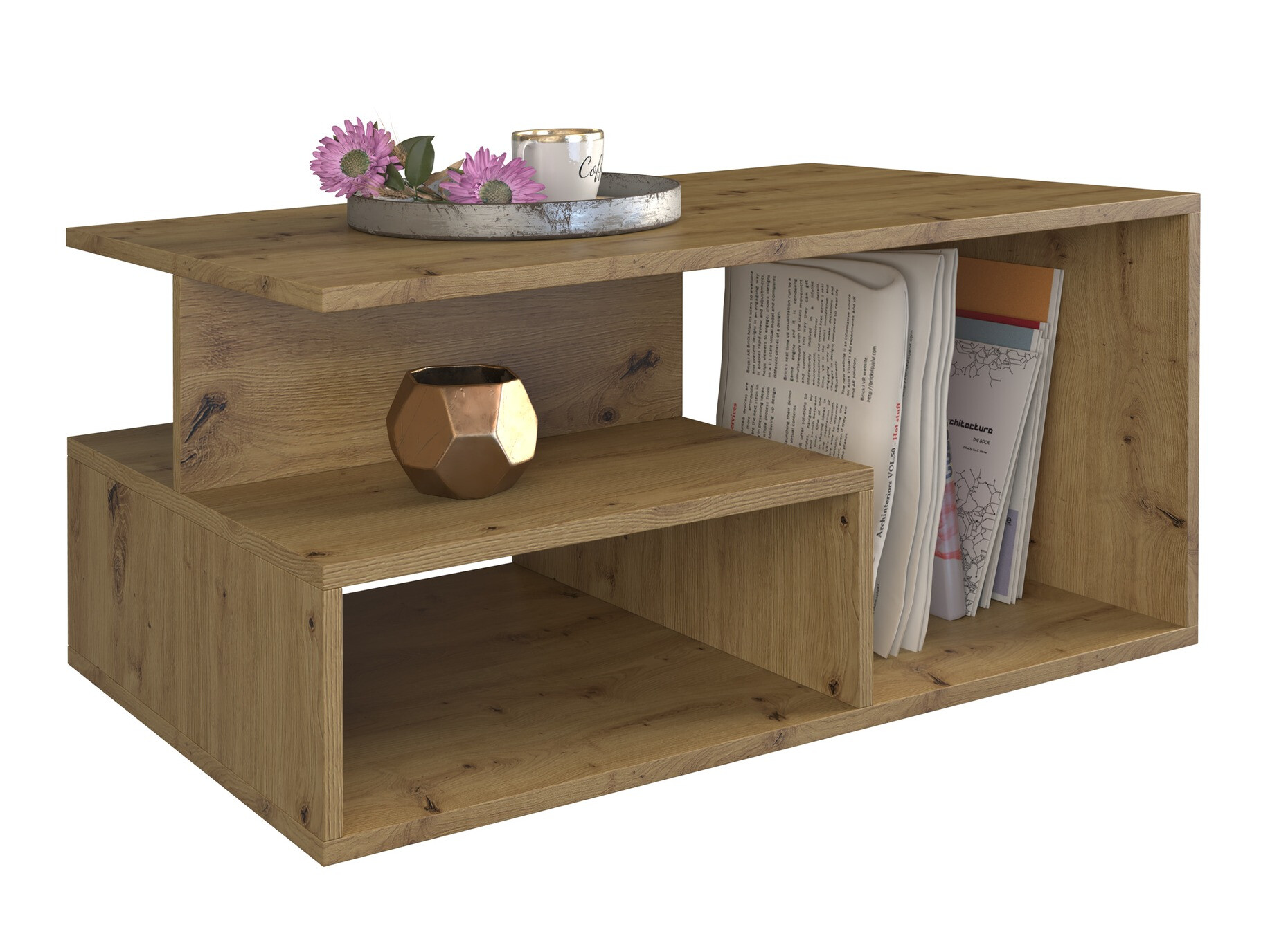 Stočić za kafu Mandeville 166 (Artisan hrast)