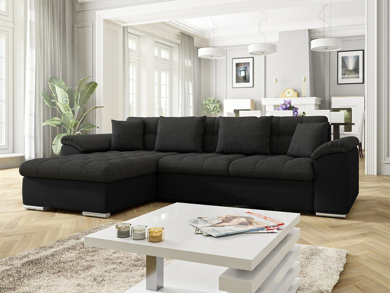 Ugaona sofa Comfivo 107 (Soft 011 + Soul 20)