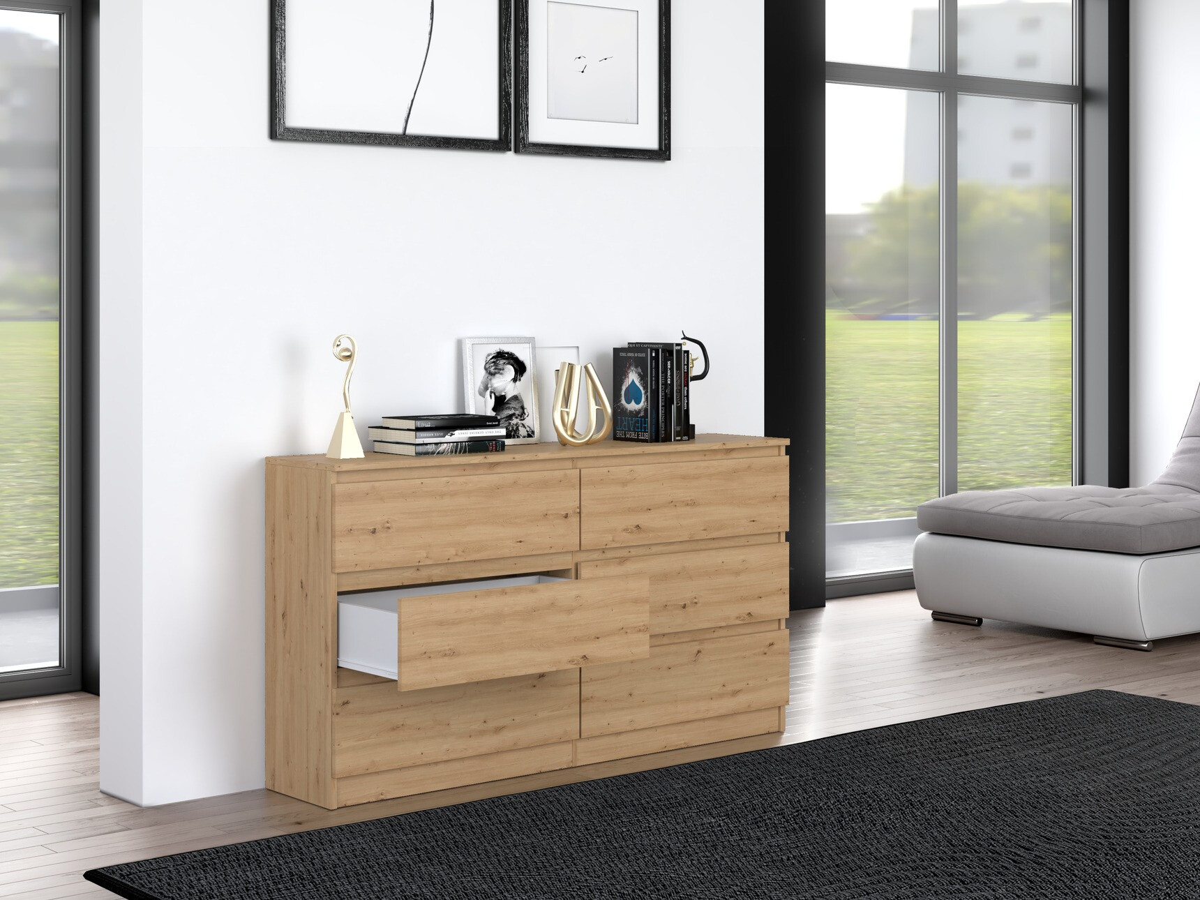 Komoda Elbvelu 102 (Artisan hrast)