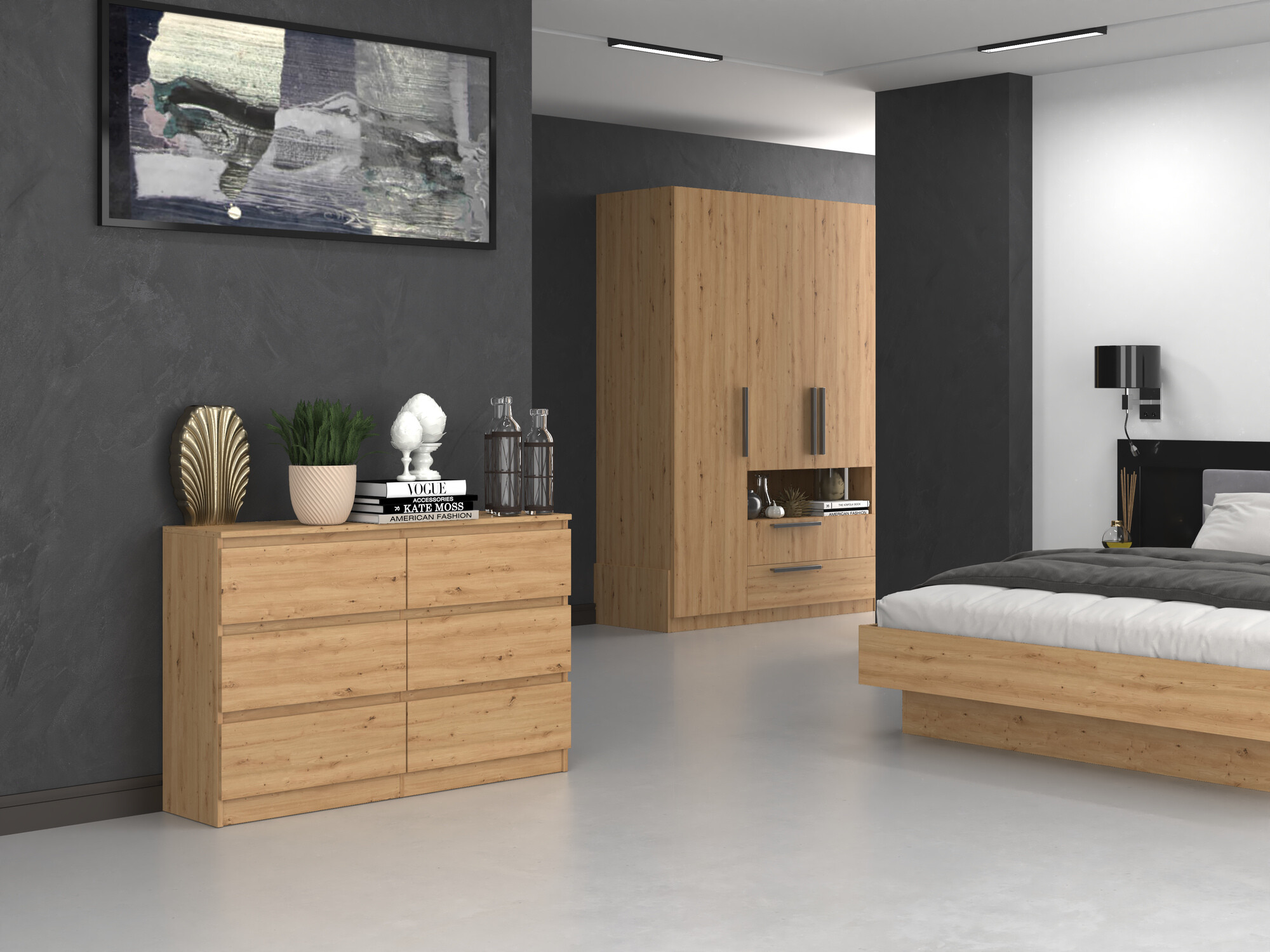 Komoda Elbvelu 103 (Zanatski hrast)