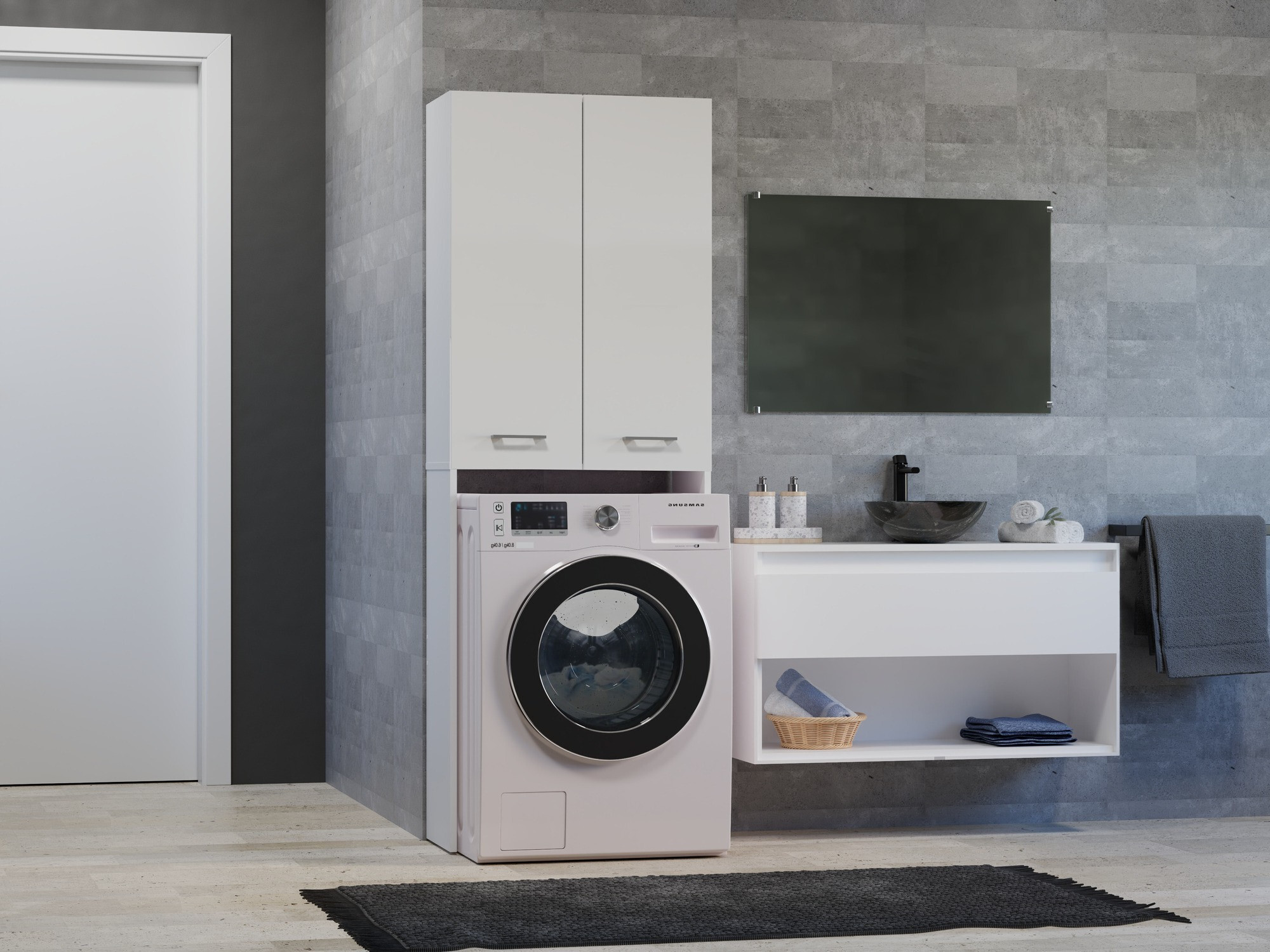 Polica za kupatilo Balelbo 103 (Belo)