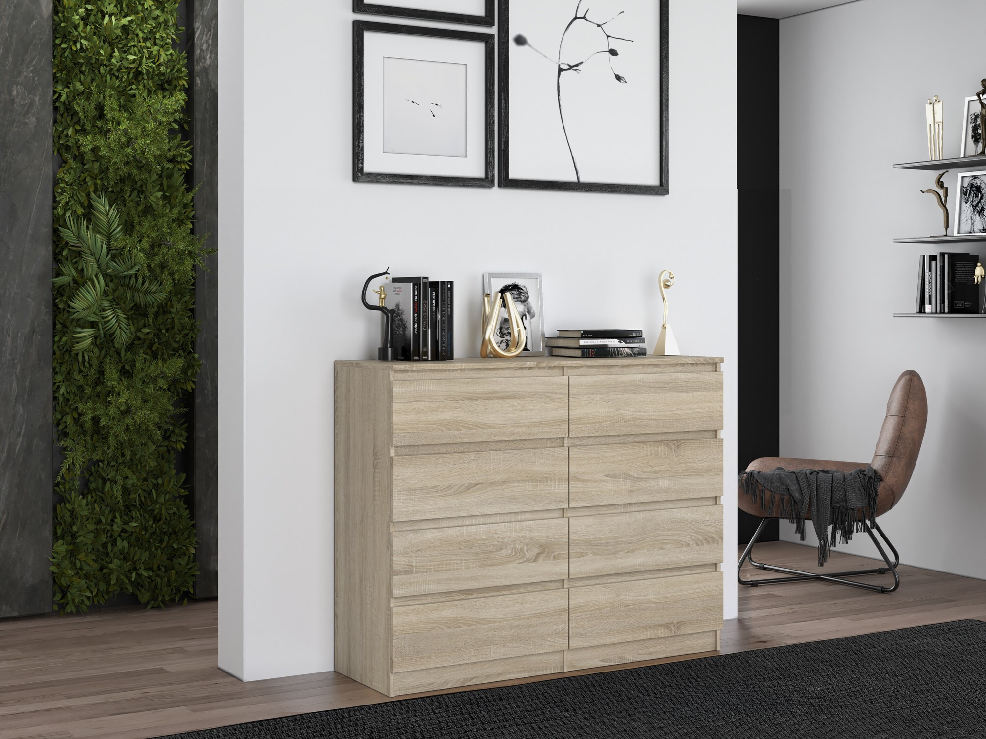 Komoda Elbvelu 101 (Sonoma hrast)