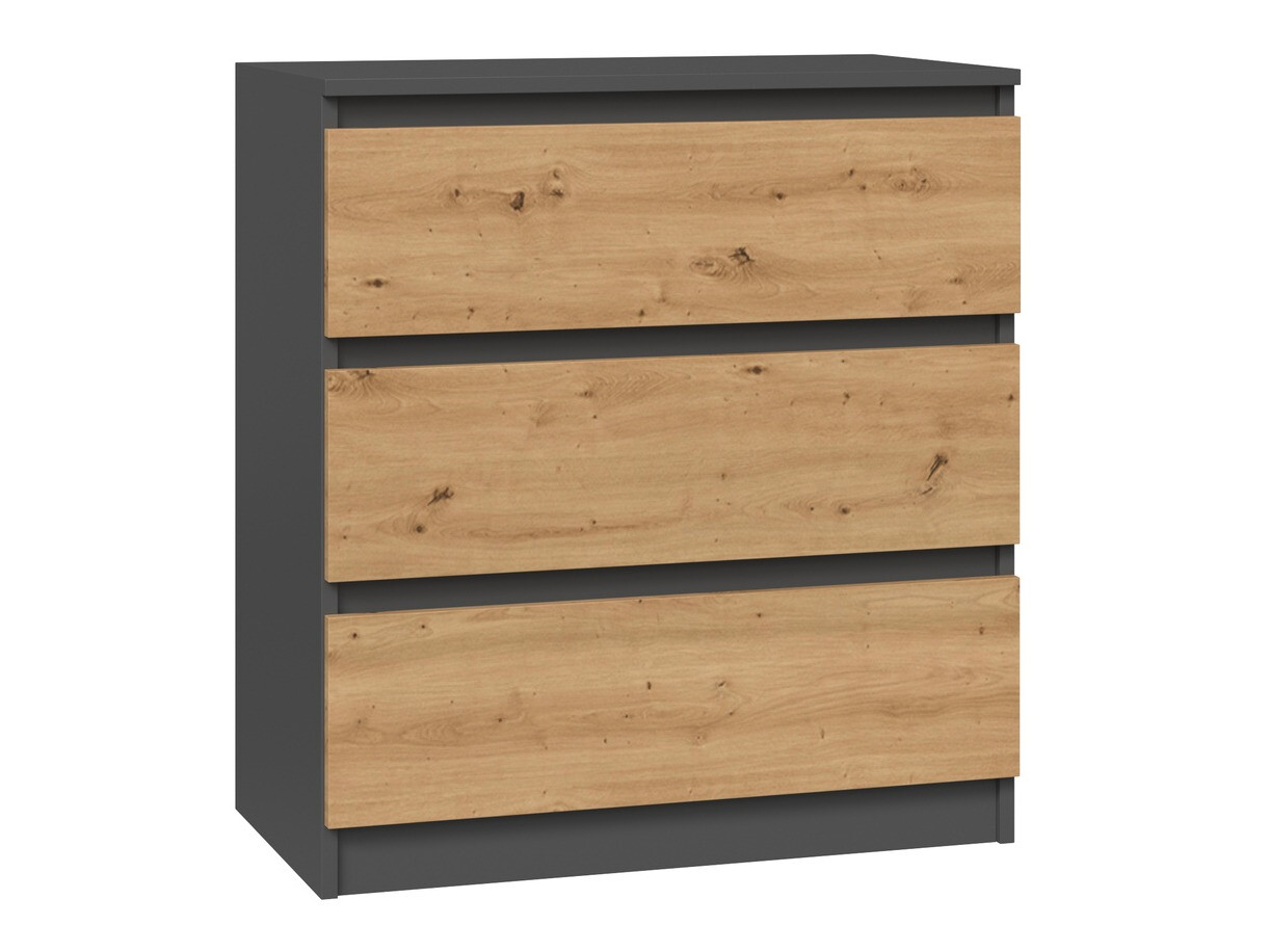 Komoda Elbvelu 106 (Antracit + Artisan hrast)
