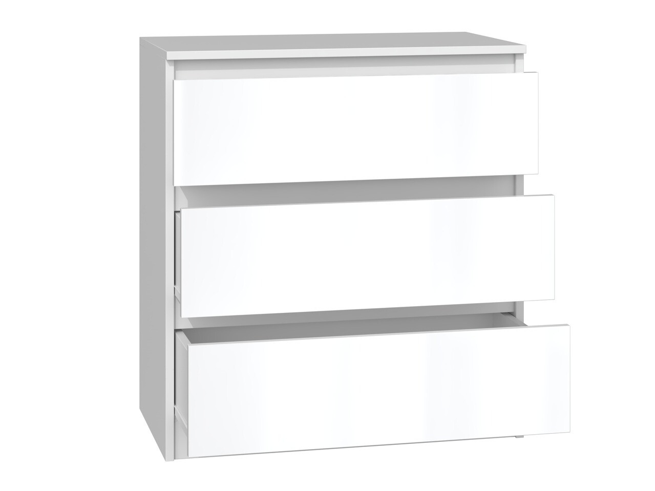 Komoda Elbvelu 106 (Sjajno belo)