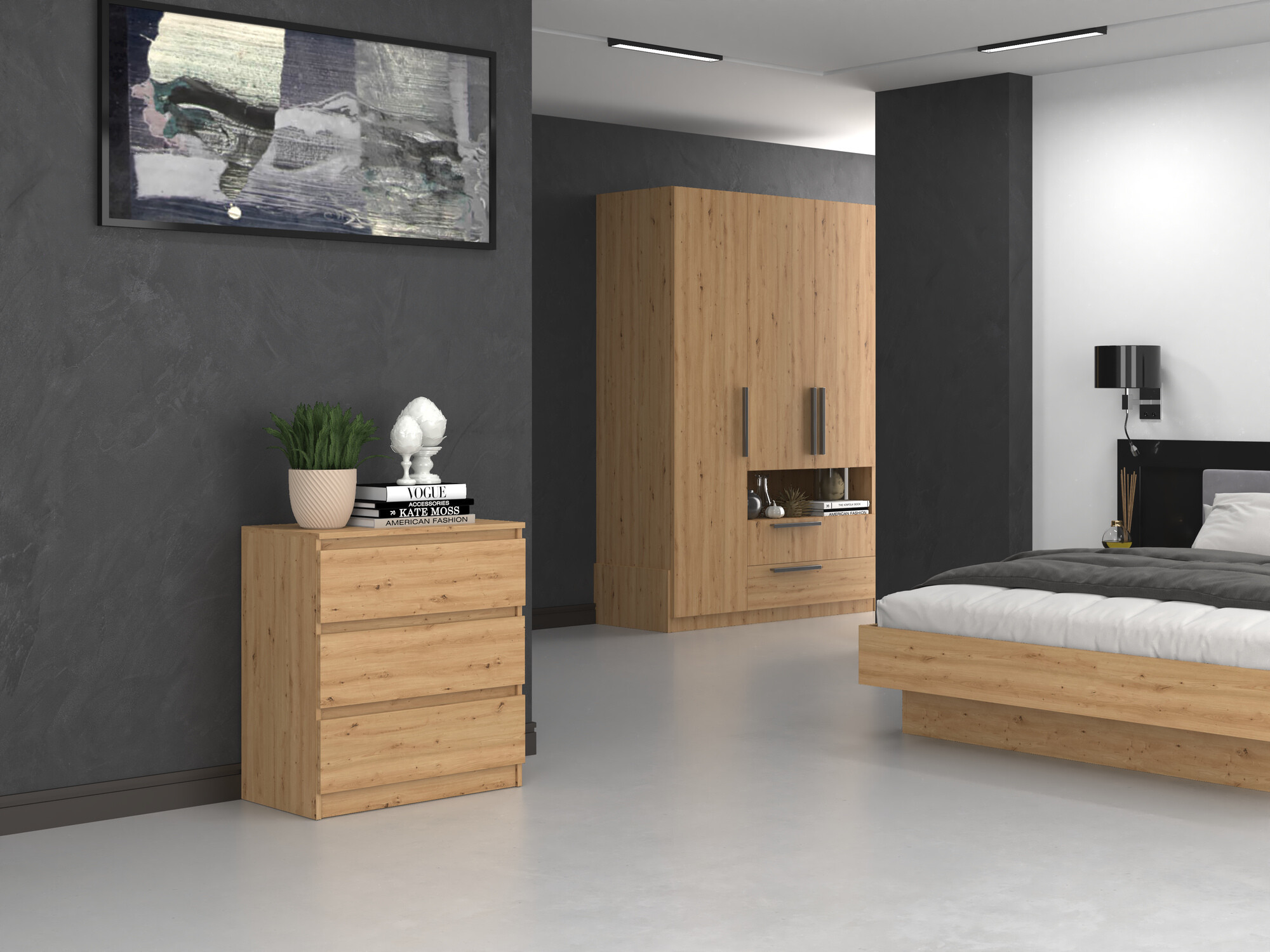 Komoda Elbvelu 106 (Zanatski hrast)