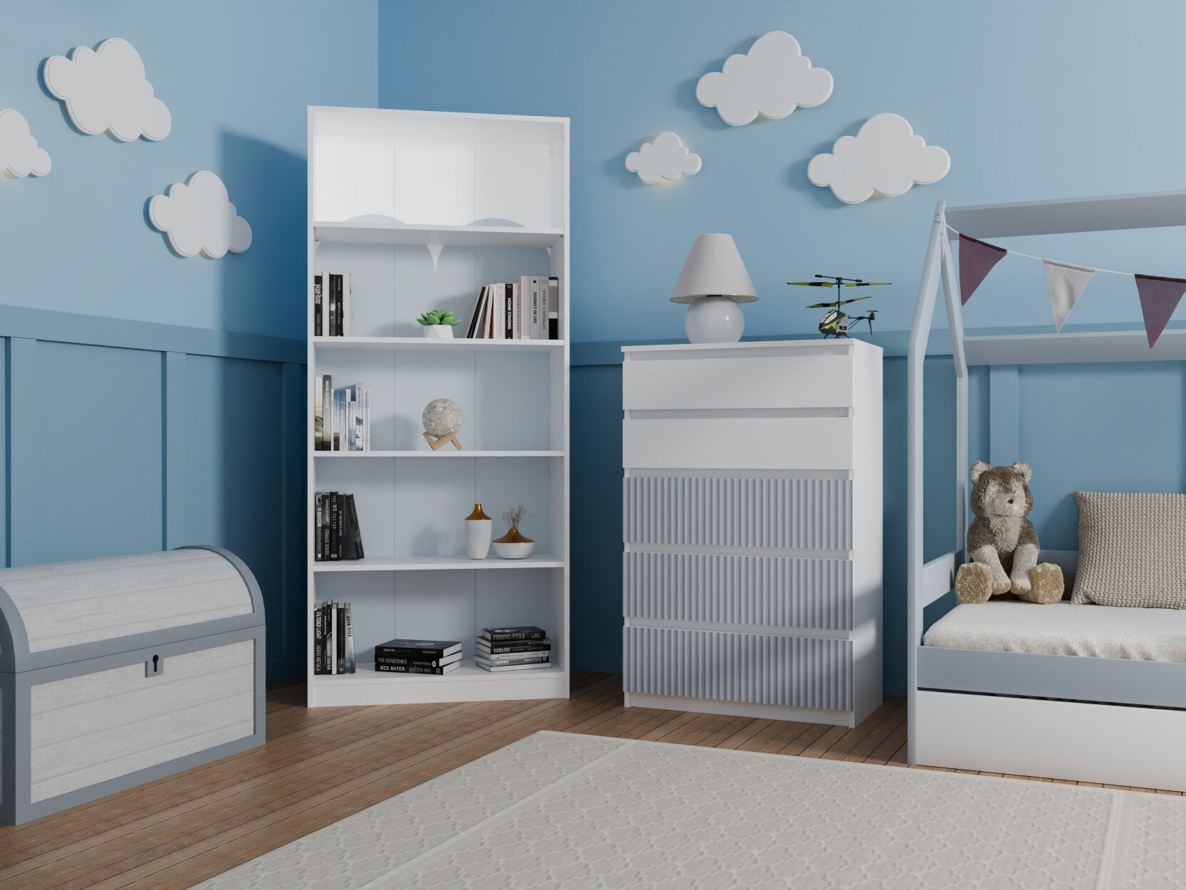 Komoda Mortore 100 (Plava)