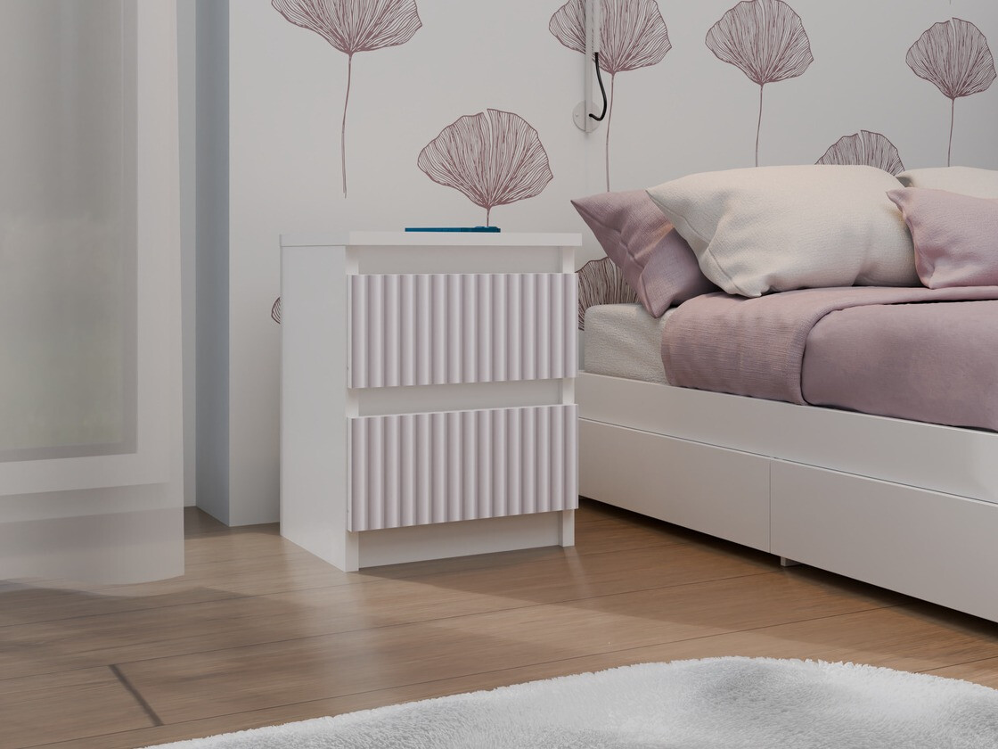 Noćni ormarić Mortore 103 (Roza)