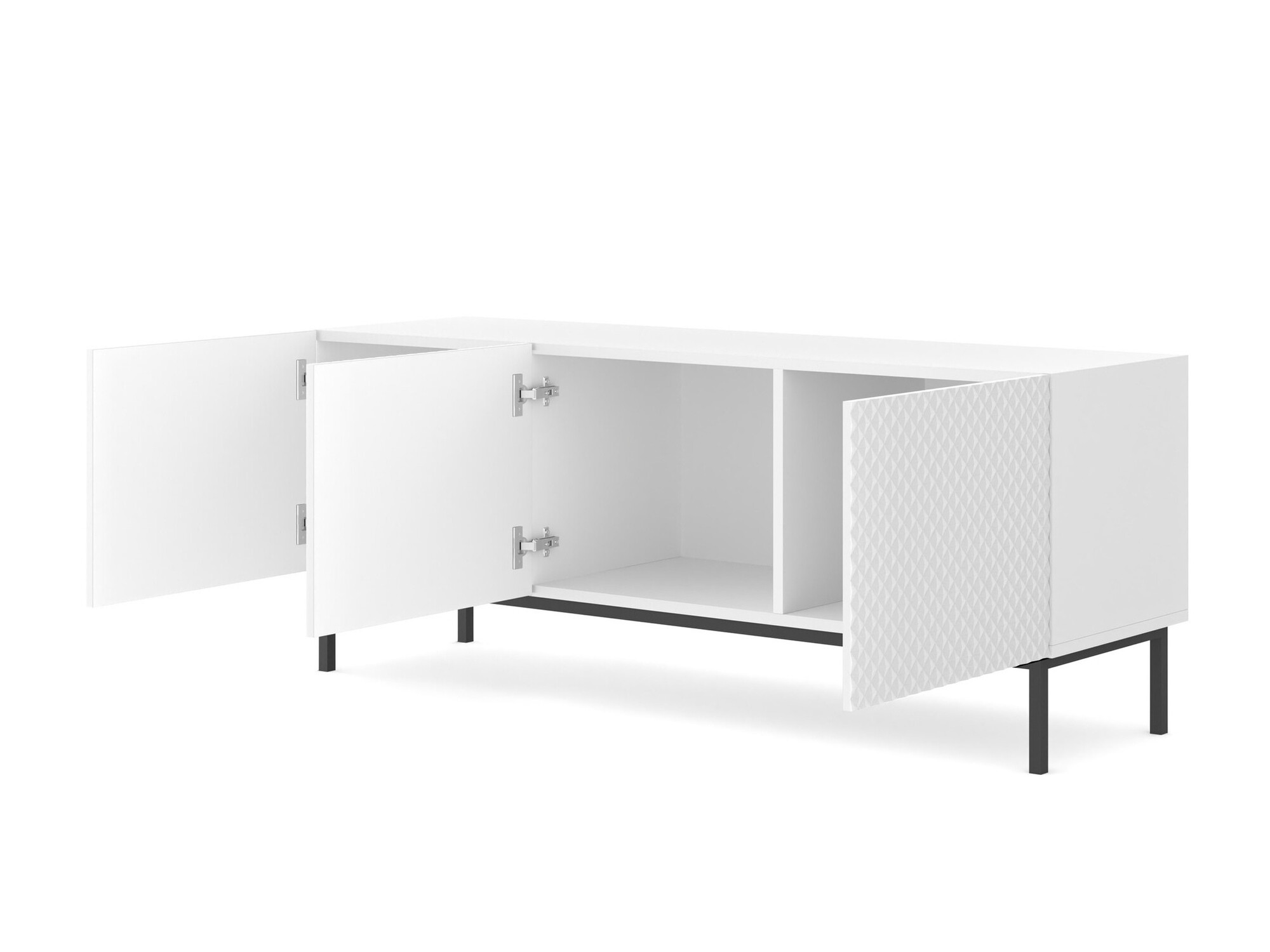 TV sto Odelomu 101 (Belo + Sjajno belo)