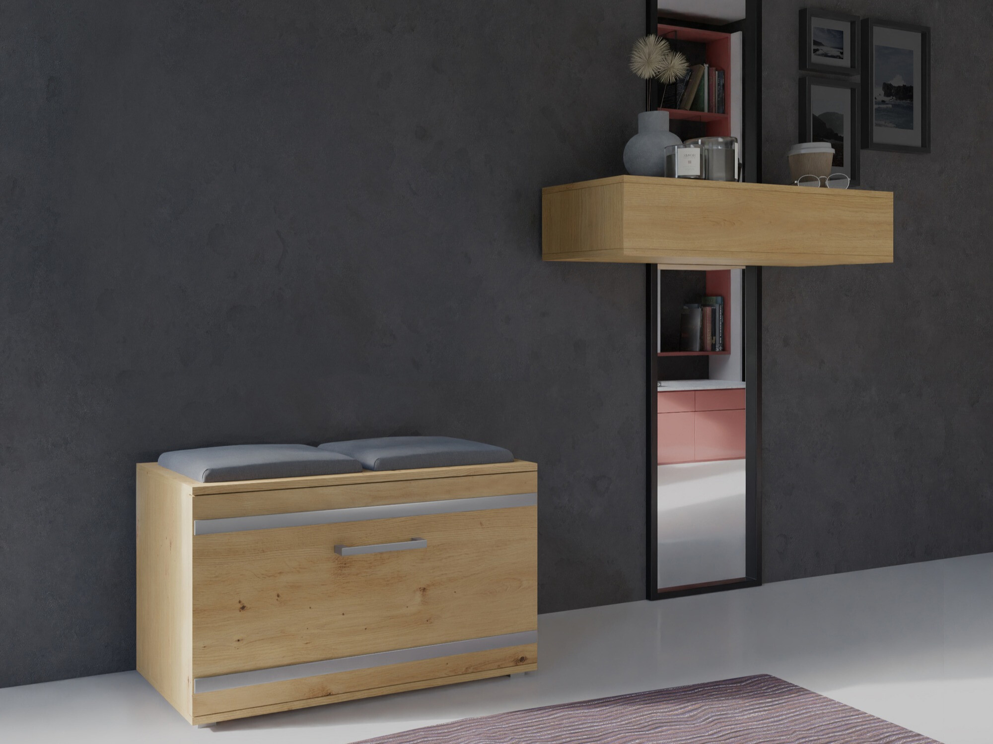 Cipelarnik Mandeville 179 (Artisan hrast)