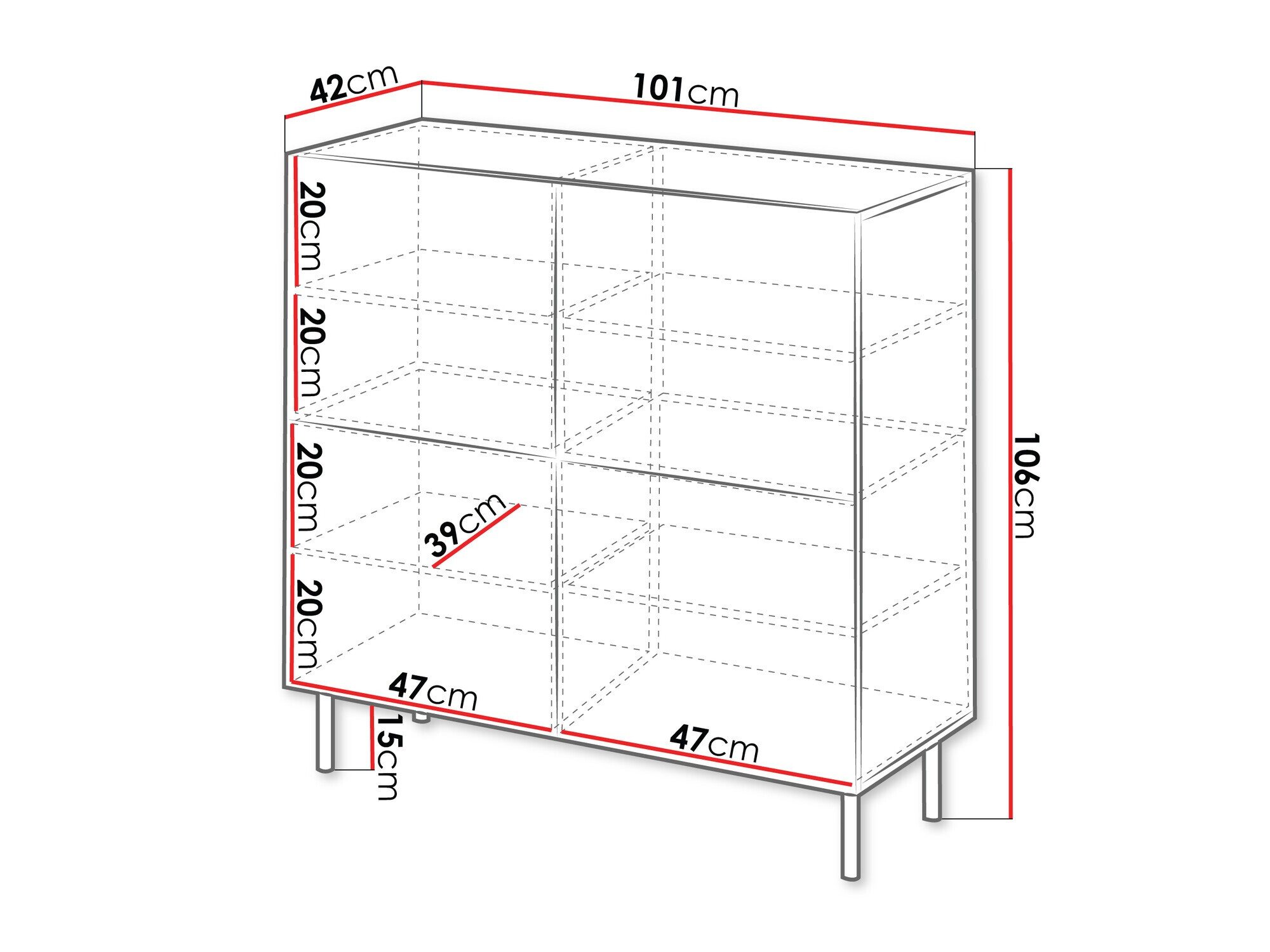 Ormarić Livsevi 101
