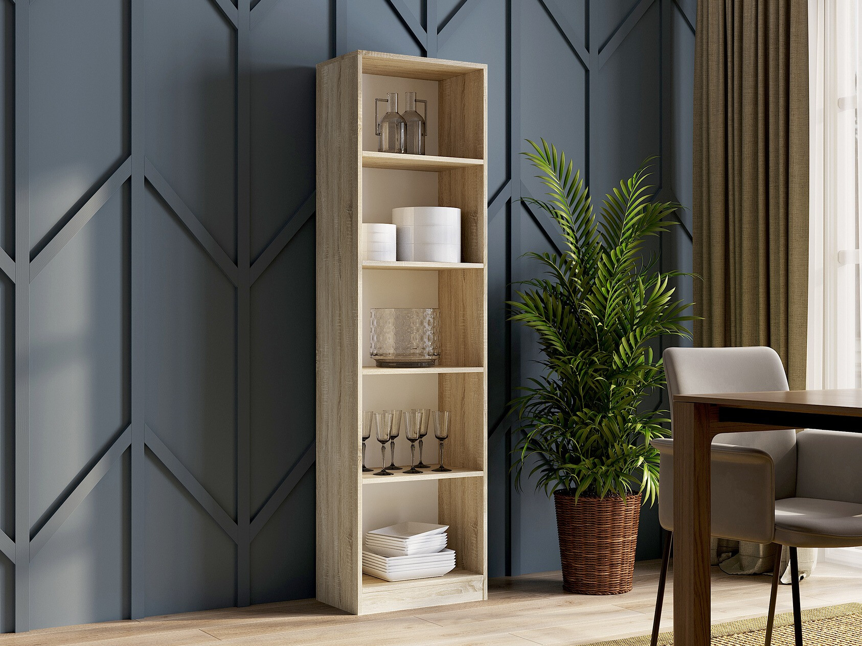 Polica Mandeville 188 (Sonoma hrast)