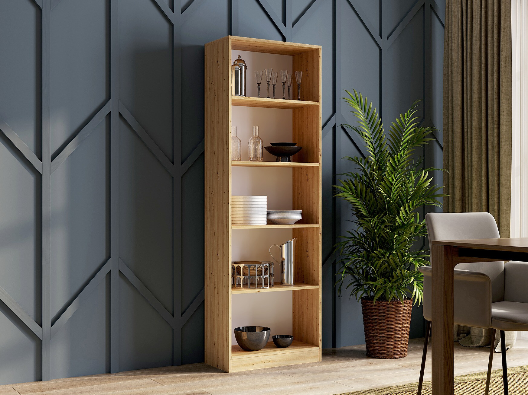 Polica Mandeville 191 (Zanatski hrast)