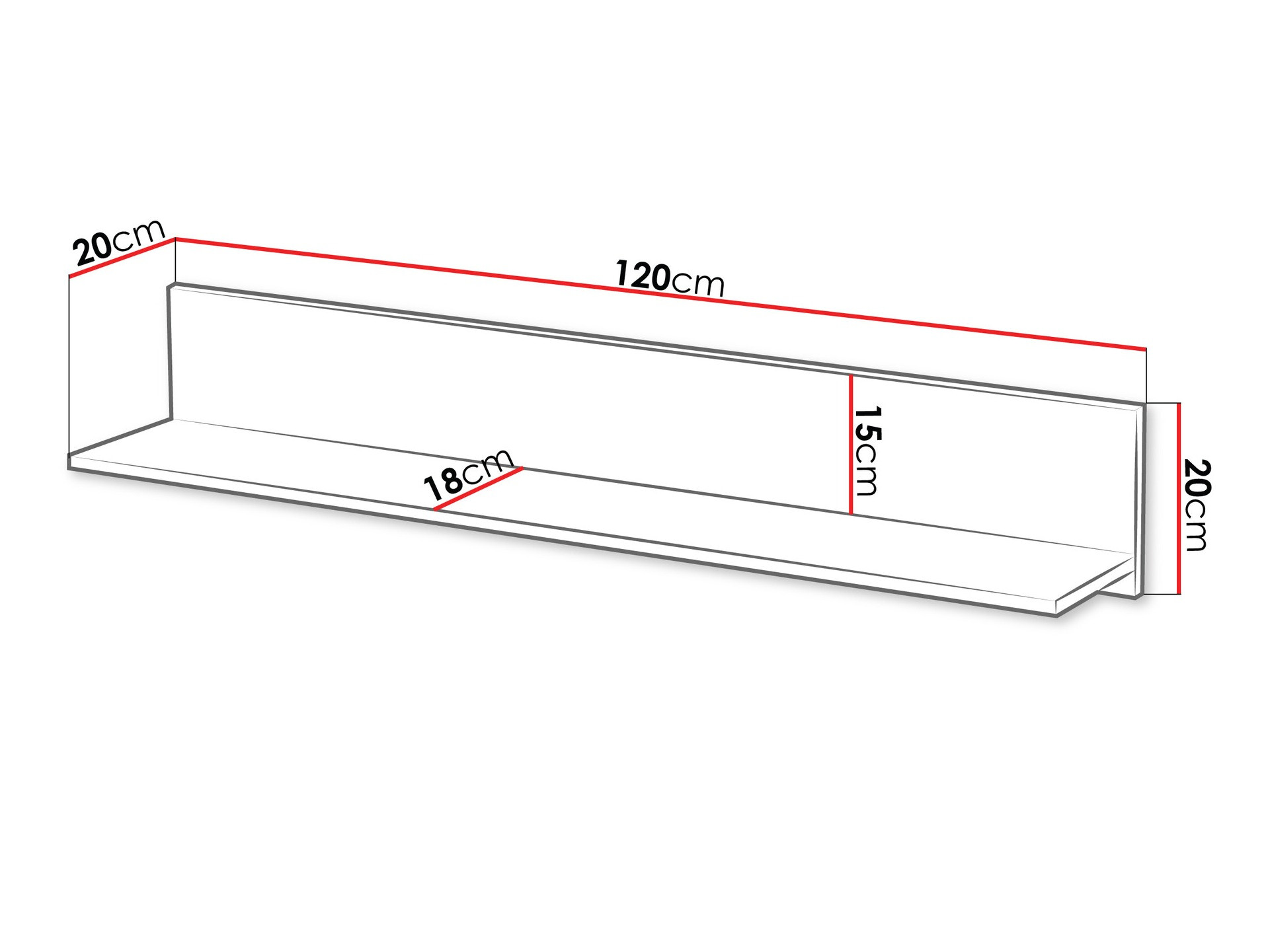 Zidna polica Studium