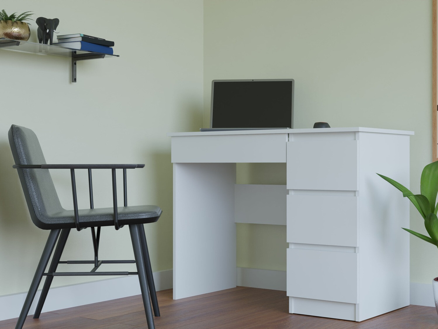 Kancelarijski sto Elbvelu 108 (Belo)