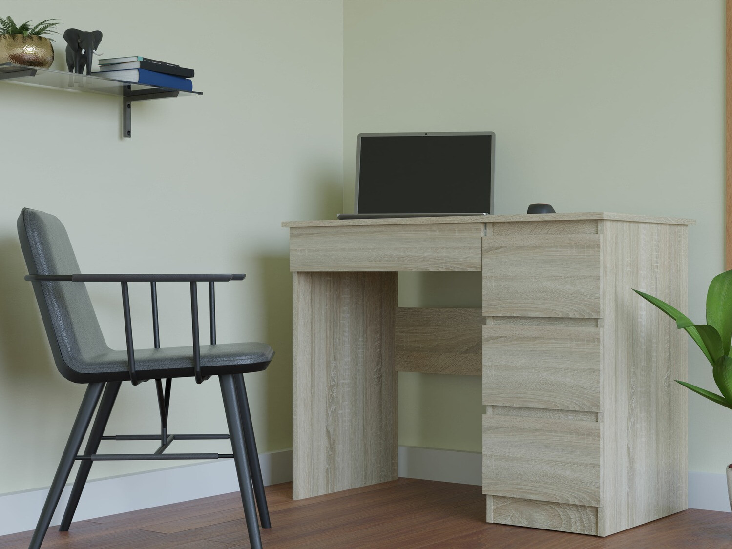 Kancelarijski sto Elbvelu 108 (Sonoma hrast)