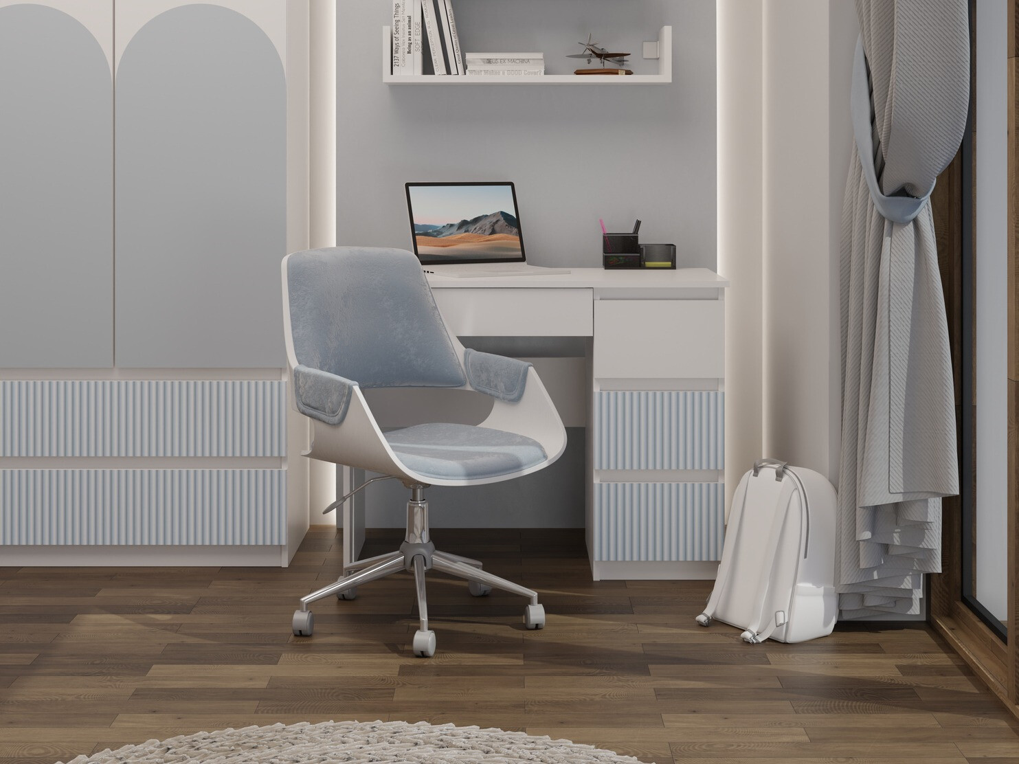 Kancelarijski sto Mortore 104 (Plava)