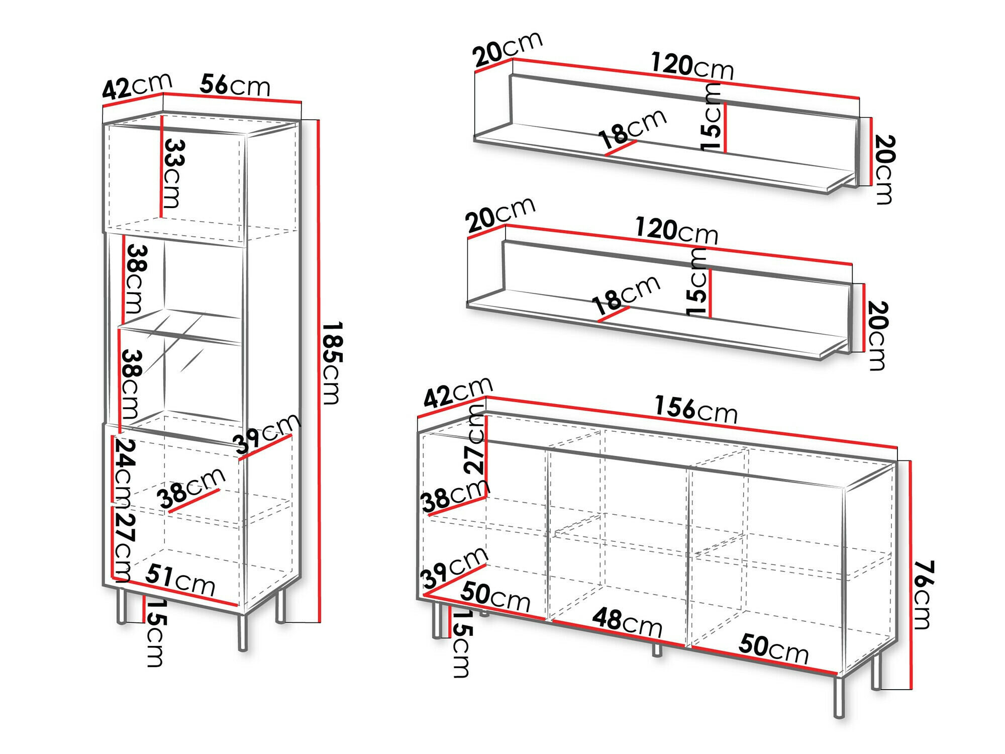 Set za dnevnu sobu Studium I