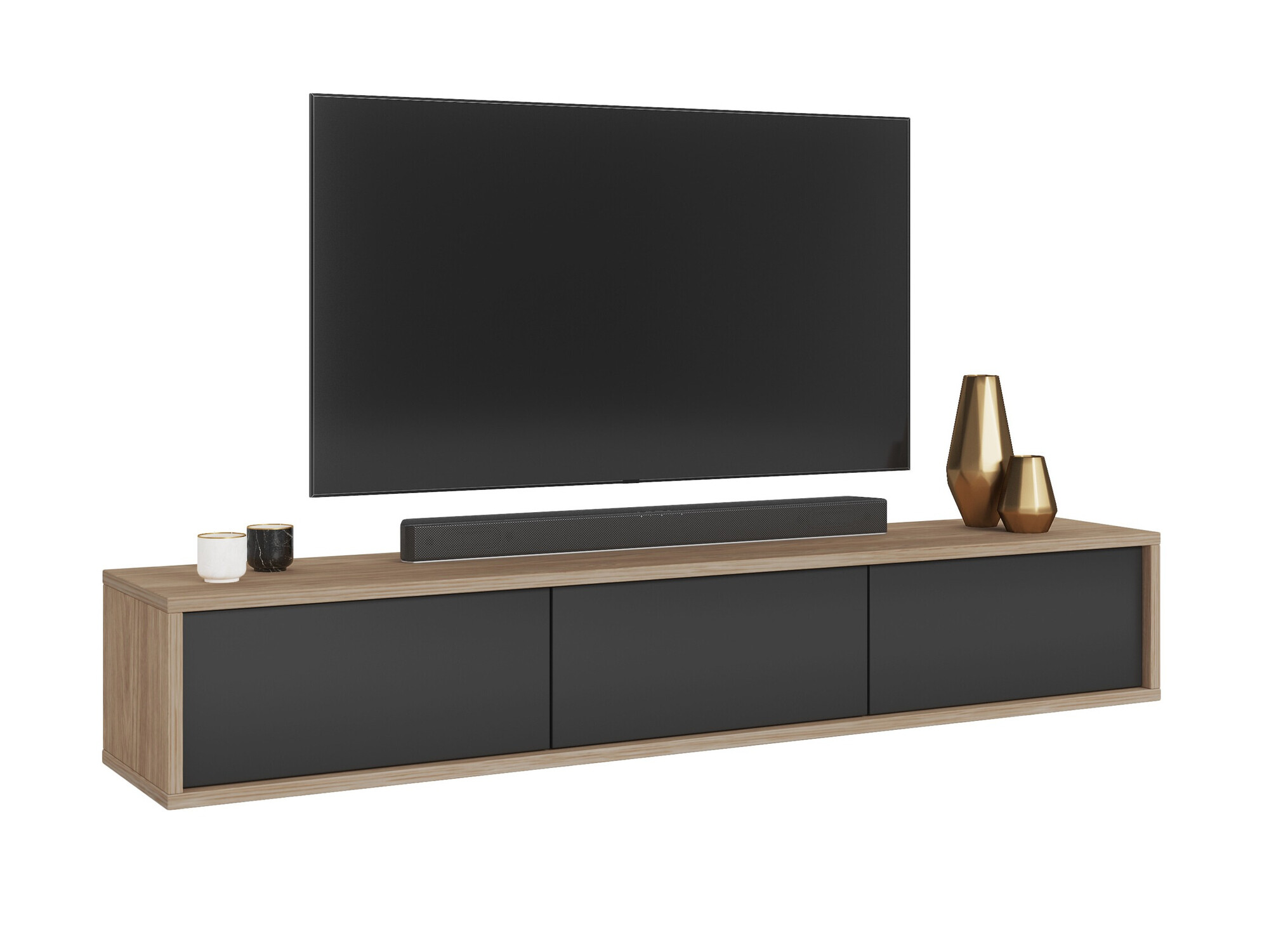 TV komoda Austin 324 (Hrast + Antracit)