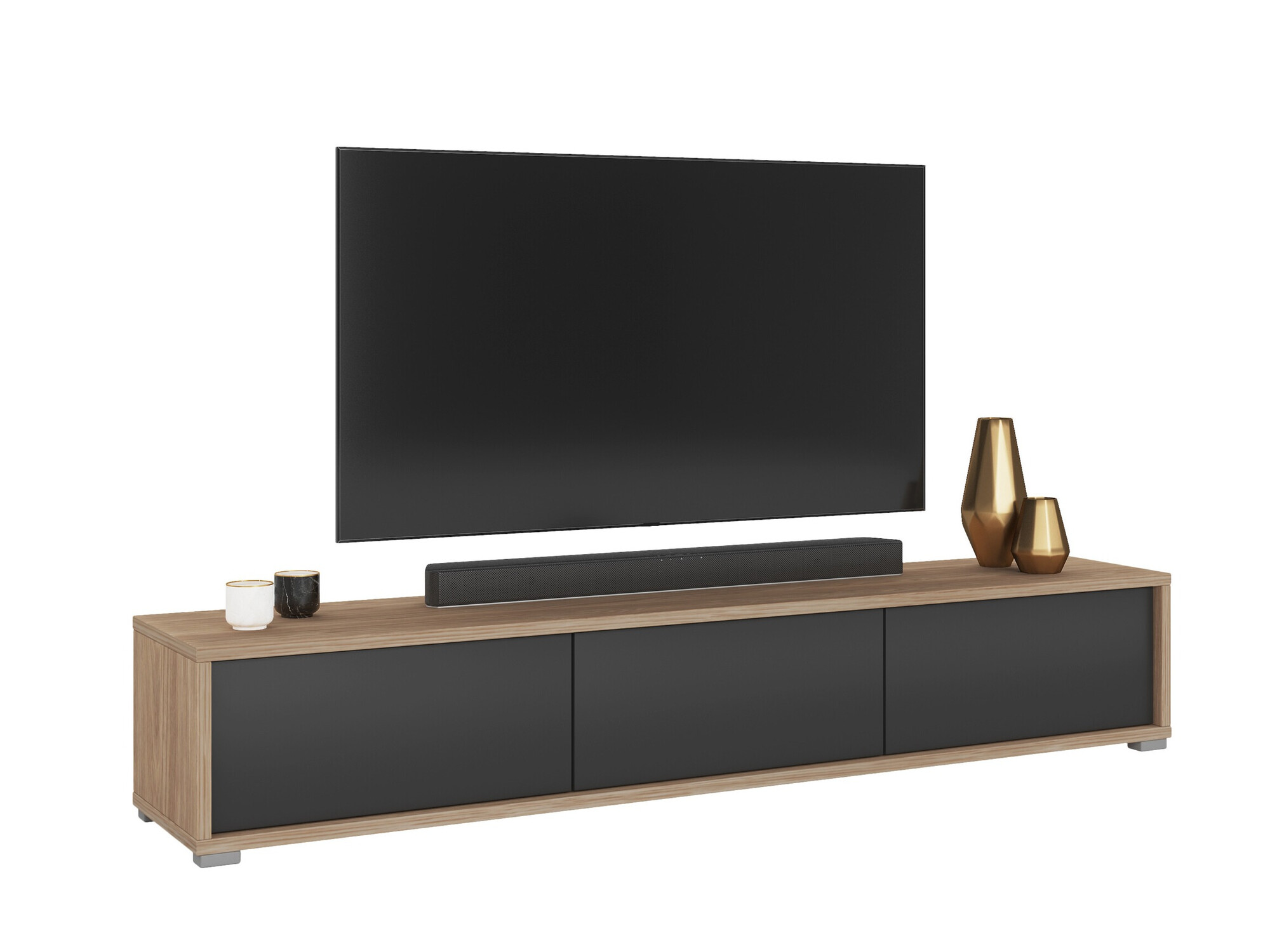 TV komoda Austin 324 (Hrast + Antracit)