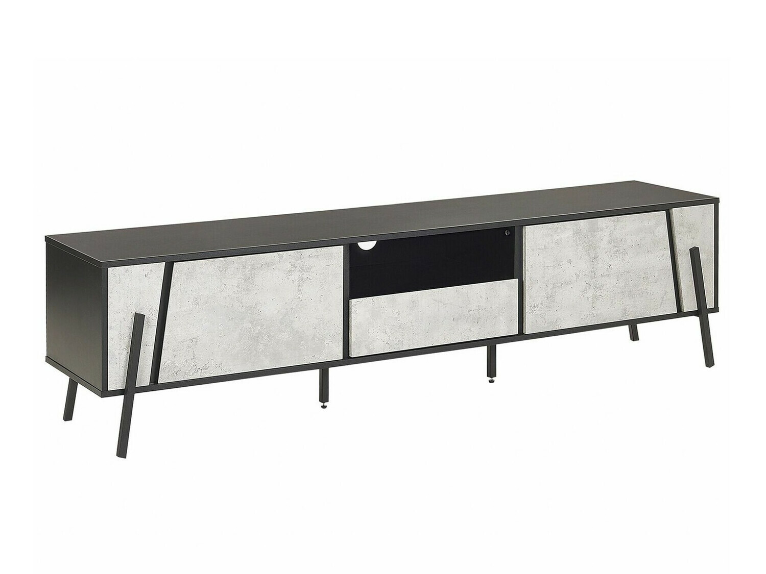 TV komoda Berwyn 544 (Sivo + Crno)