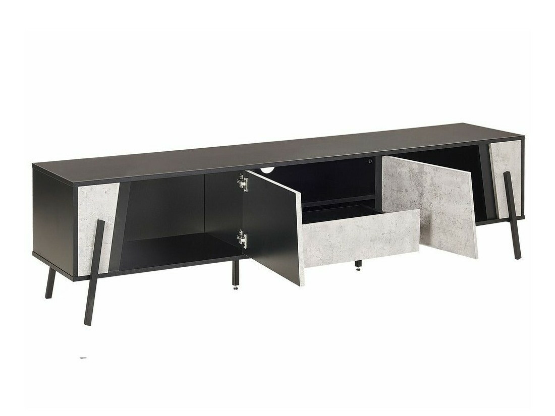 TV komoda Berwyn 544 (Sivo + Crno)