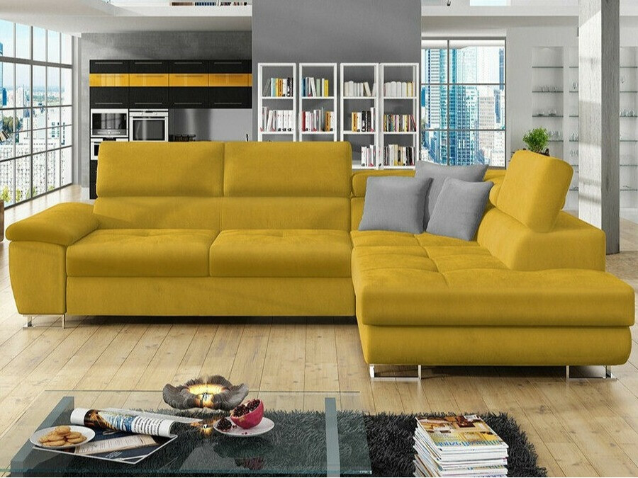 Ugaona sofa Comfivo 166 (Magic Velvet 2234 + Magic Velvet 2217)