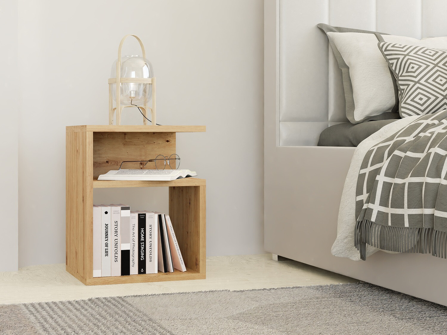 Noćni ormarić Mandeville 202 (Artisan hrast)